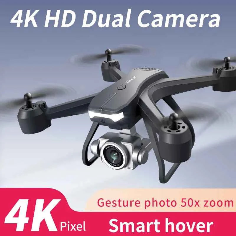 V14 Drone 4K Camera with HD Wide Angle, 1080P WiFi FPV Dual Cameras, Height Keep Feature, Helicopter Toy