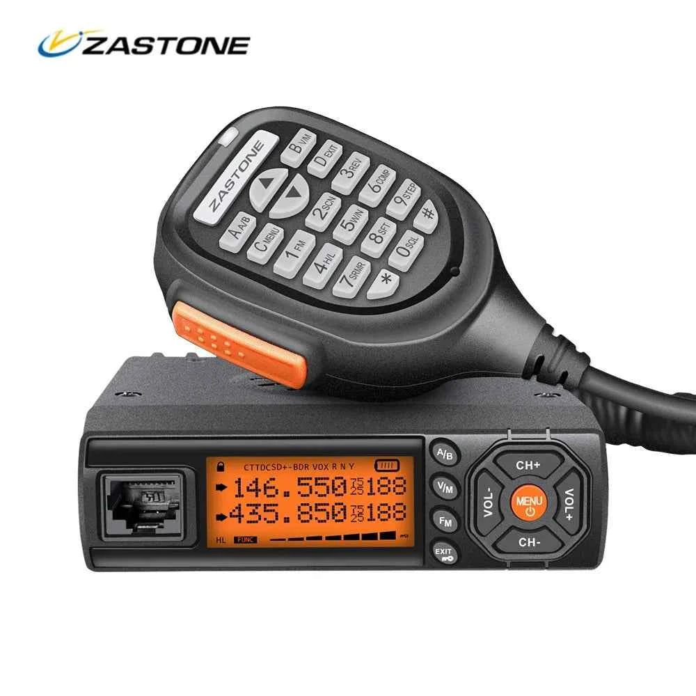 Zastone Z218 Walkie Talkie VHF UHF Mini Radio 25W Car Two Way Radio Comunicador HF Transceiver