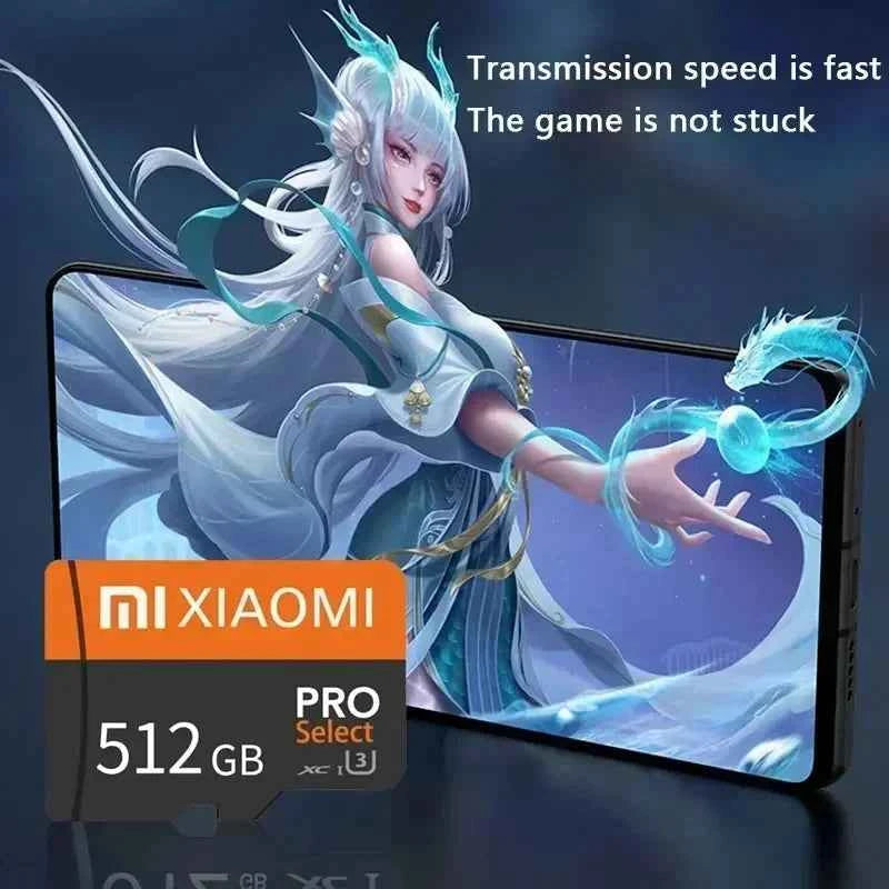 Xiaomi Micro SD Card High Speed SD Memory Card 2TB 1TB 512GB 256GB MicroSD U3 A2 TF Flash Cards for Xiaomi Phone Camera table PC