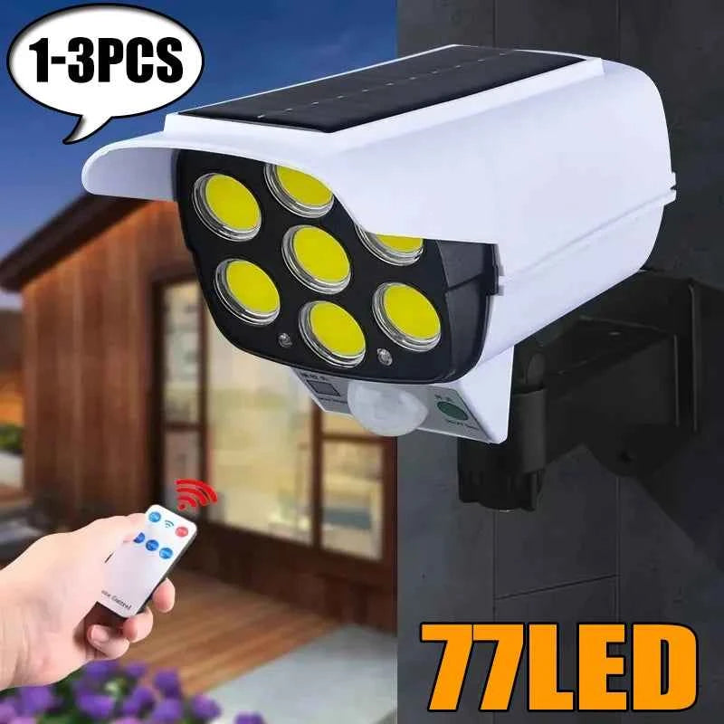 Simulation Monitoring Solar Street Light - Waterproof Outdoor Villa Intelligent Sensing with Remote Control