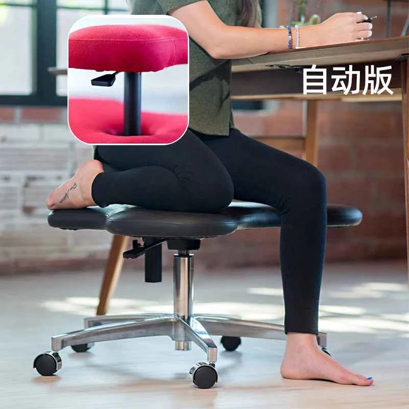 Cross-Leg Stool for Comfortable Office and Dormitory Seating