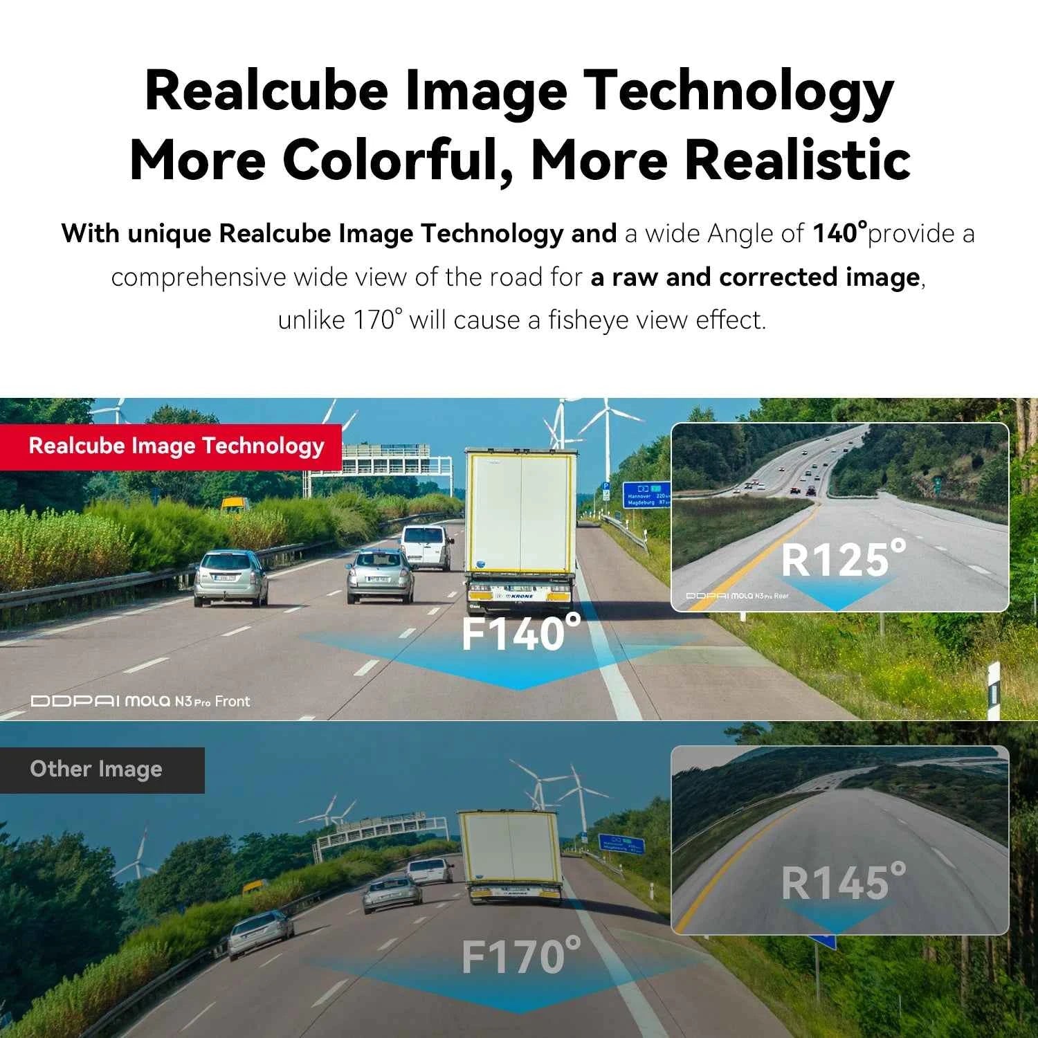 DDPAI Dash Camera Mola N3 Pro Driving Vehicle Cam Wifi Smart Connect Car Recorder 1600P HD