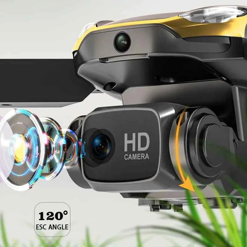 Tesla Mini RC Drone 4K HD with Dual Camera, Brushless Design, and Obstacle Avoidance for Aerial Photography