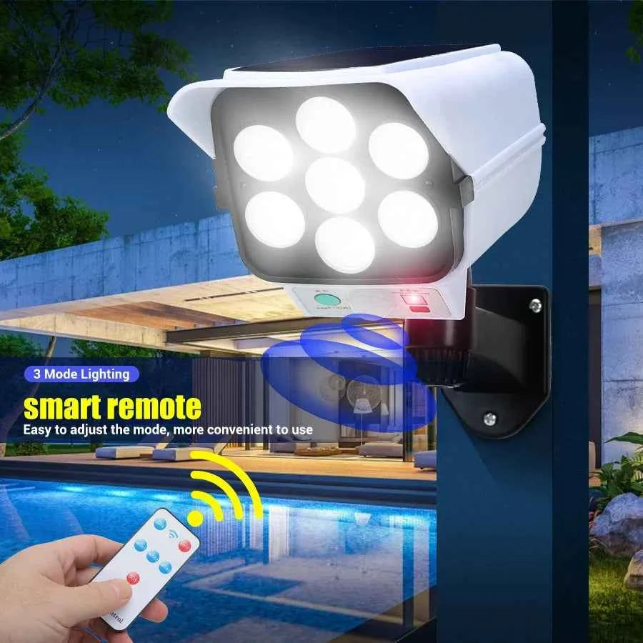Simulation Monitoring Solar Street Light - Waterproof Outdoor Villa Intelligent Sensing with Remote Control