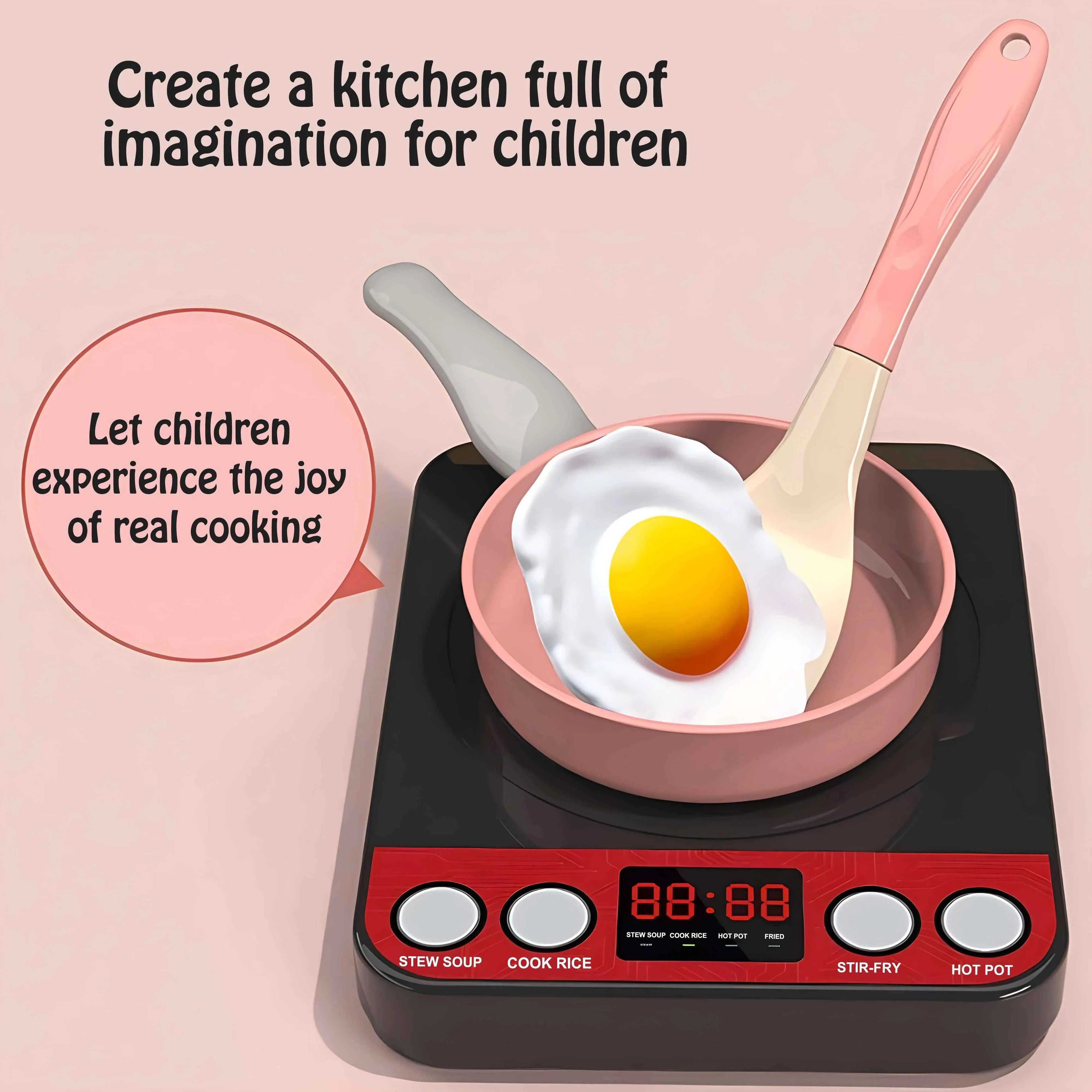 Cutting Fruit Vegetable Toy Set for Toddlers - Educational Cooking Play Food Kitchen Toys