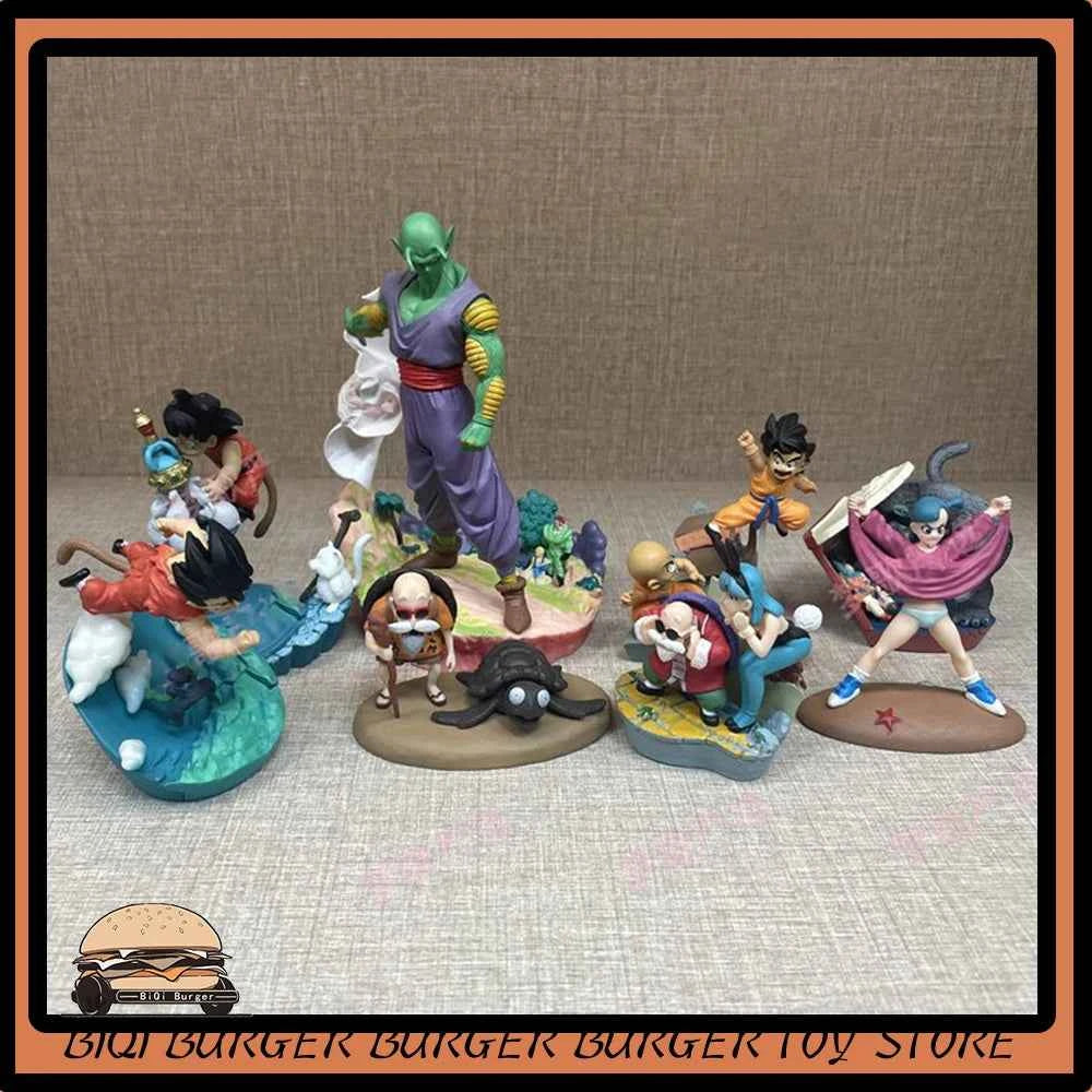 Dragon Ball Z Action Figures - Son Goku, Bulma, Master Roshi PVC Collectible Model Dolls and Toys