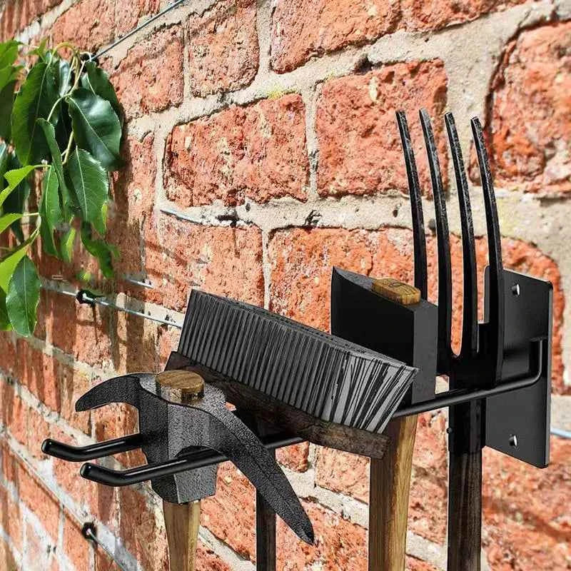 Tool Storage Hooks Wall Holder for Multi-Purpose Garage and Garden Tool Organization