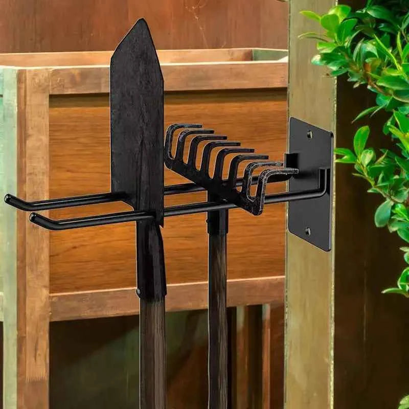 Tool Storage Hooks Wall Holder for Multi-Purpose Garage and Garden Tool Organization