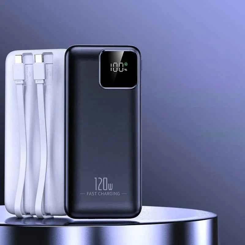 New 200000mAh Power BankSuper Fast Charging 120W Ultralarge Capacity For Mobile Power External Battery For iphone 15 14 Samsung